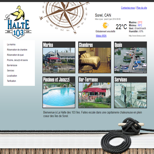 LA HALTE DES 103 ÎLES LA HALTE DES 103 ÎLES