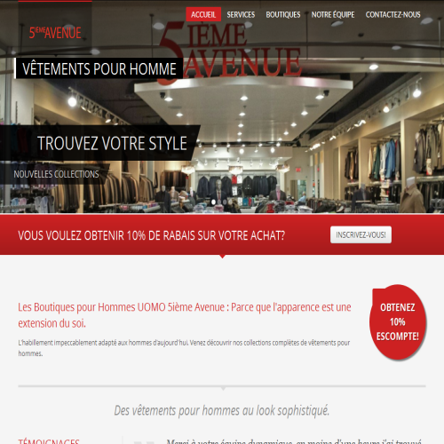 BOUTIQUE 5 IEME AVENUE BOUTIQUE 5 IEME AVENUE