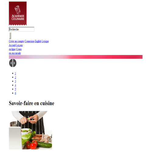 ACADEMIES CULINAIRES DU QUEBEC