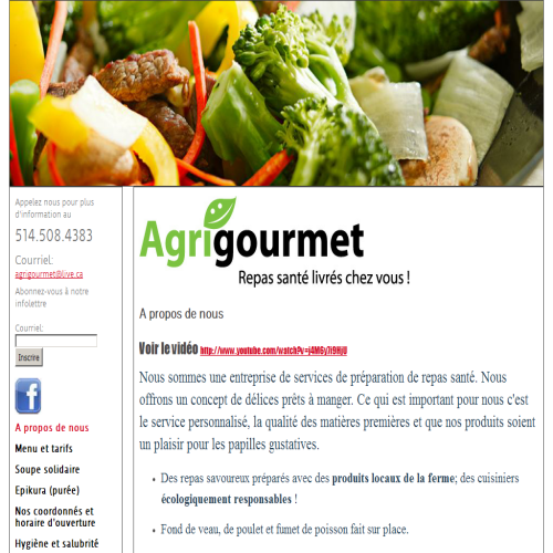 AGRIGOURMET REPAS SANTE