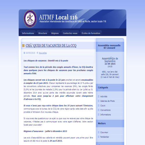 ASSOC INTL DES TRAVAILLEURS