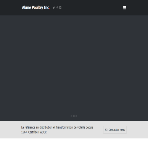 AKME POULTRY DISTRIBUTORS INC