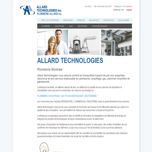 PLOMBERIE ALLAIRD & JETTE