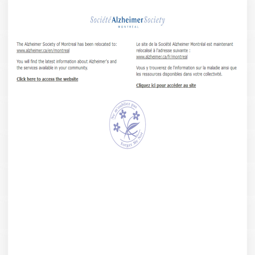 ALZHEIMER SOCIETY OF MONTREAL HEAD OFFICE