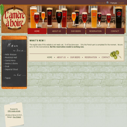 BRASSERIE ARTISANALE L'AMERE