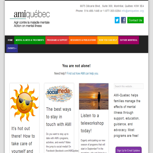 AMI QUEBEC ALLIANCE POUR LES AMI QUEBEC ALLIANCE POUR LES