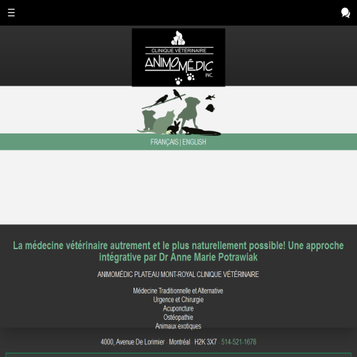 ANIMOMEDIC PLATEAU MONT-ROYAL CLINIQUE VETERINAIRE