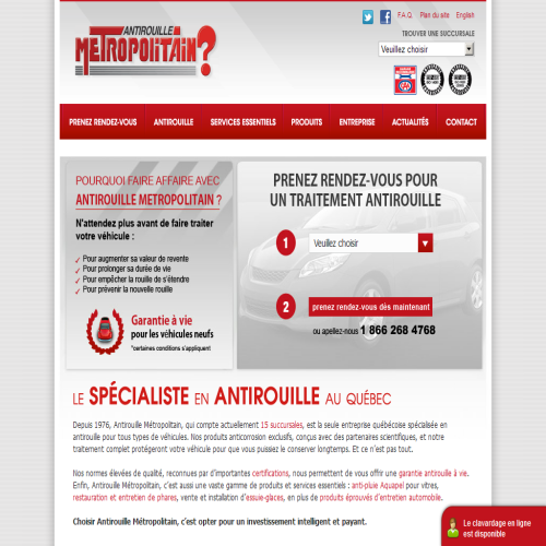 ANTIROUILLE METROPOLITAIN