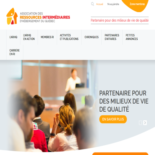 ASSOCIATION DES RESSOURCES INTERMEDIAIRES D'HEBERGEMENT DU QUEBEC (ARIHQ)