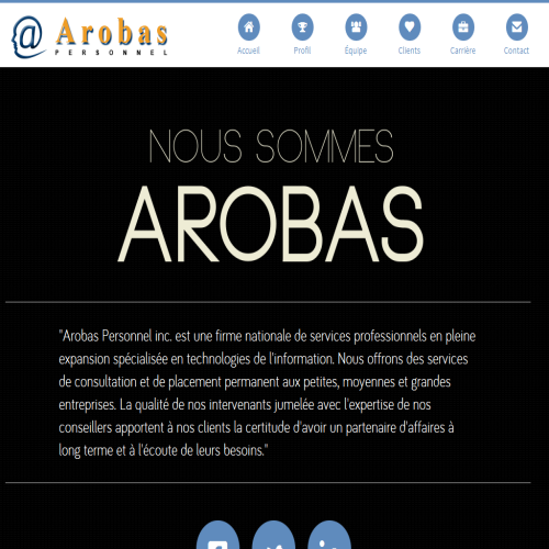 AROBAS PERSONNEL INC