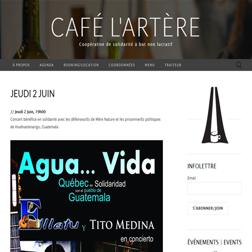 CAFE L ARTERE COOPERATIVE DE SOLIDARITE