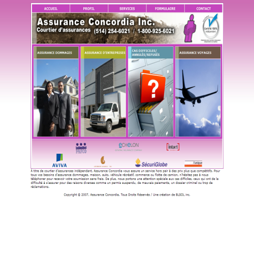 ASSURANCE CONCORDIA