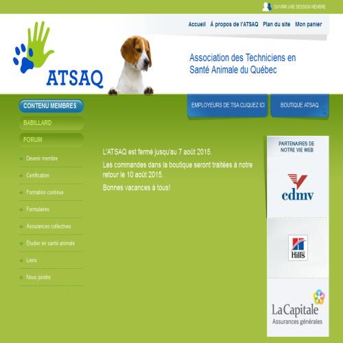 ASSOCIATION DES TECHNICIENS EN SANTE ANIMALE DUQUEBEC
