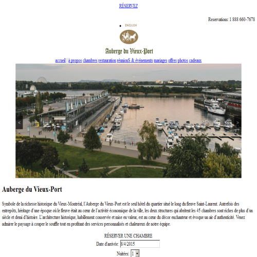 AUBERGE DU VIEUX PORT INC