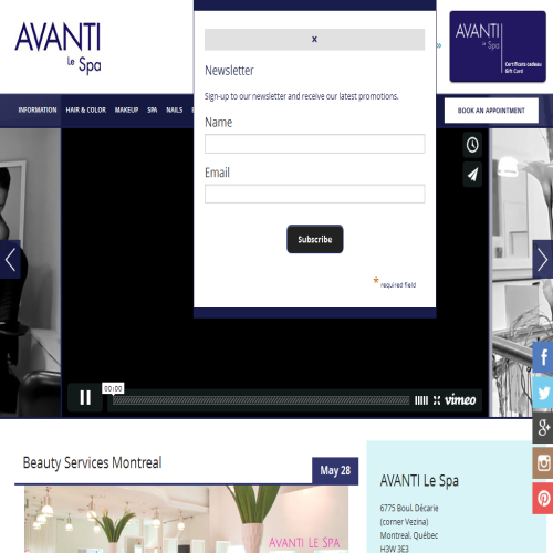 AVANTI SPA DE JOUR