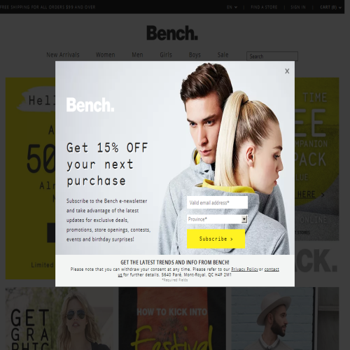 BENCH FAIRVIEW POINTE-CLAIRE