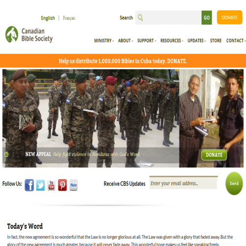 SOCIETE BIBLIQUE CANADIENNE SOCIETE BIBLIQUE CANADIENNE