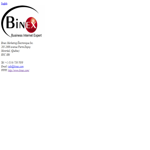 BINEX BUSINESS INTERNET EXPERT