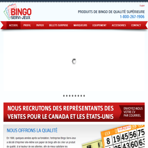 BINGO SERVI-JEUX ENR