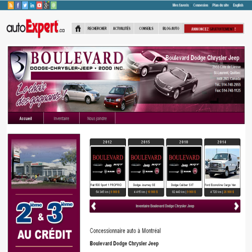 BOULEVARD DODGE CHRYSLER INC