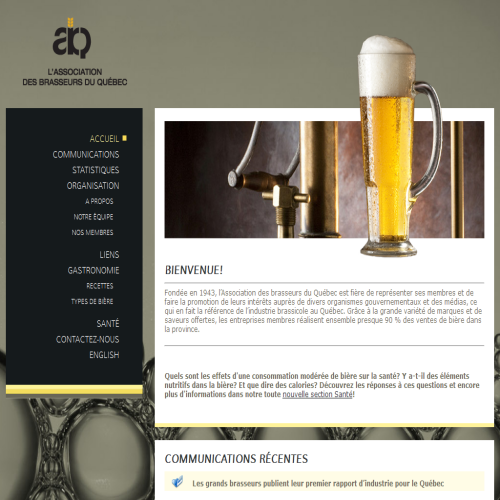 ASSOCIATION DES BRASSEURS DU QUEBEC