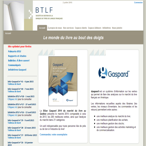 SOCIETE DE GESTION DE LA BTLF SOCIETE DE GESTION DE LA BTLF
