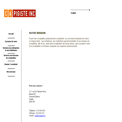CA PIGISTE INC