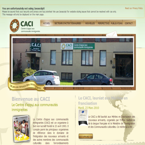 CENTRE D'APPUI AU COMMUNAUTES