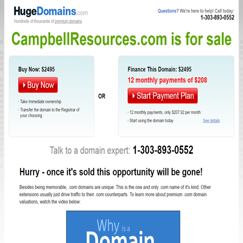 CAMPBELL RESOURCES INC
