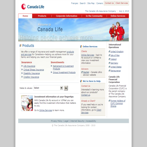 CANADA LIFE ASSURANCE CO