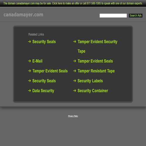 CANADA MAYER SEALING DEVICES