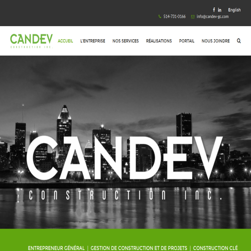 CANDEV CONSTRUCTION INC