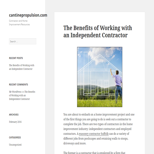 PROPULSION CANTINE VéGéTALIENNE