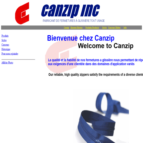 CANZIP INDUSTRIES INC