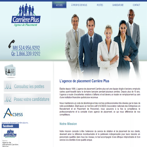 AGENCE DE PLACEMENT CARRIERE PLUS