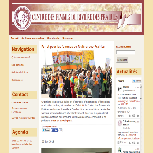 CENTRE DES FEMMES DE RIVIERE