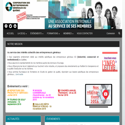 CORP DES ENTREPRENEURS GENERAUX