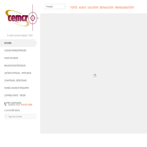 CAISSE ENREGISTREUSE CEMCRO