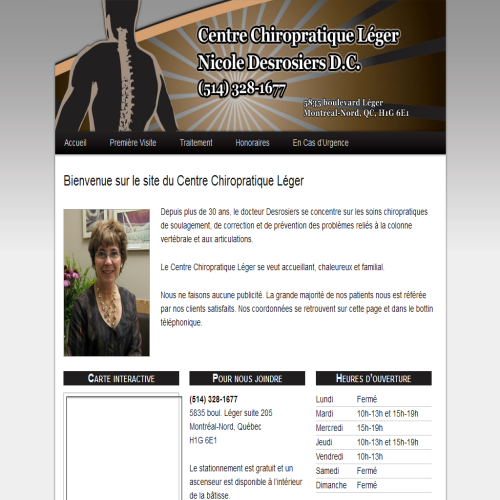 CENTRE CHIROPRATIQUE LEGER ENR CENTRE CHIROPRATIQUE LEGER ENR