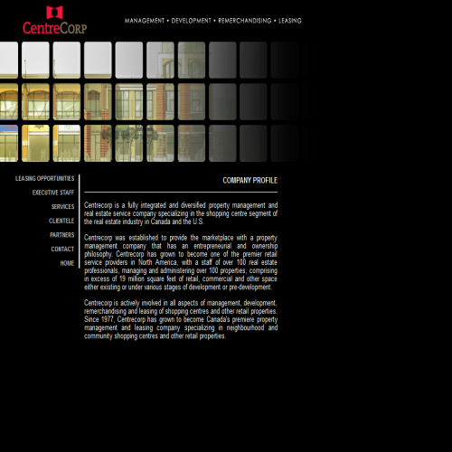 CENTRECORP MANAGEMENT SERVICES LTD