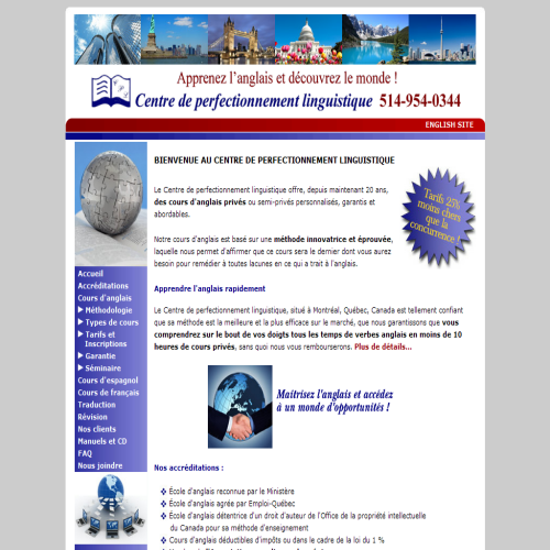 CENTRE DE PERFECTIONNEMENT LINGUISTIQUE