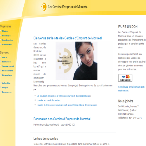 CERCLES D'EMPRUNT DE MONTREAL