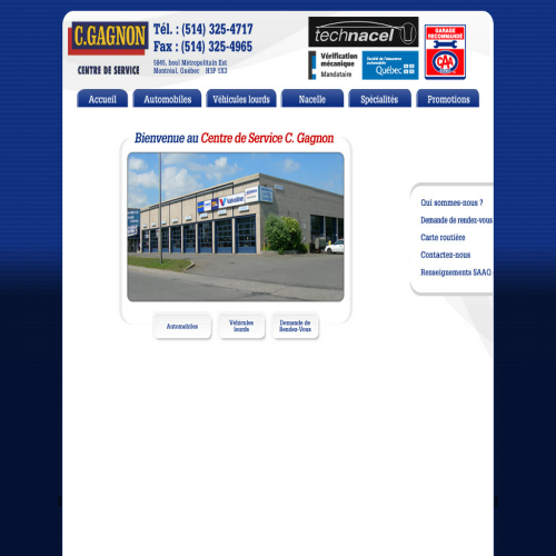 CENTRE DE SERVICE C GAGNON INC