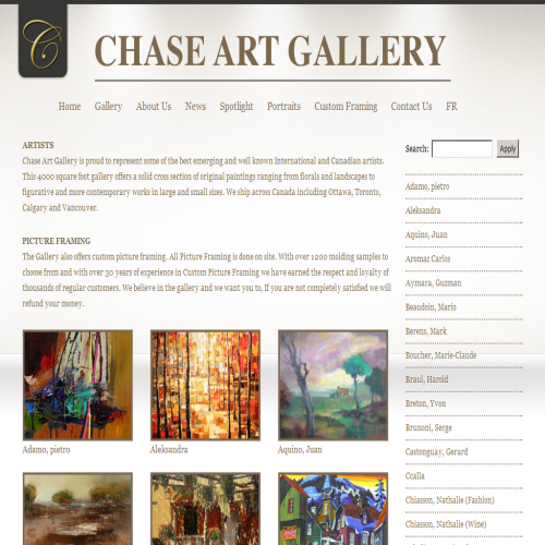 GALERIE D'ART CHASE