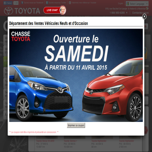 CHASSE TOYOTA INC