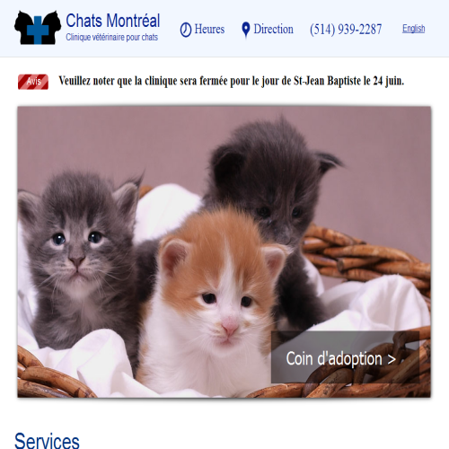 CHATS MONTREAL-VETERINARY CLNC