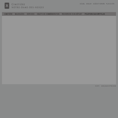 CIMETIERE NOTRE-DAME DE NEIGES