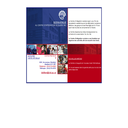 CENTRE D'INTEGRATION SCOLAIRE