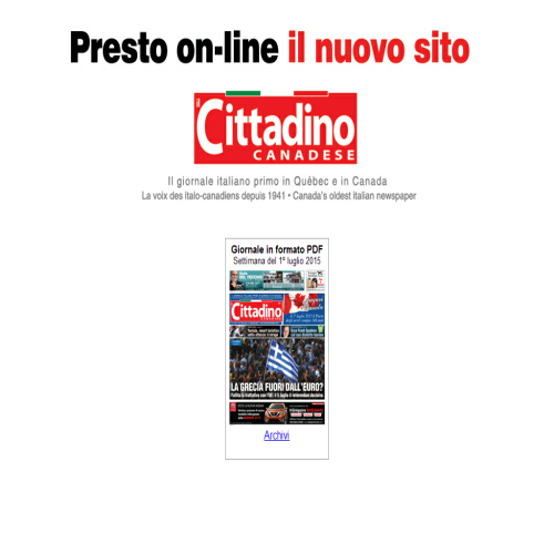 IL CITTADINO CANADESE