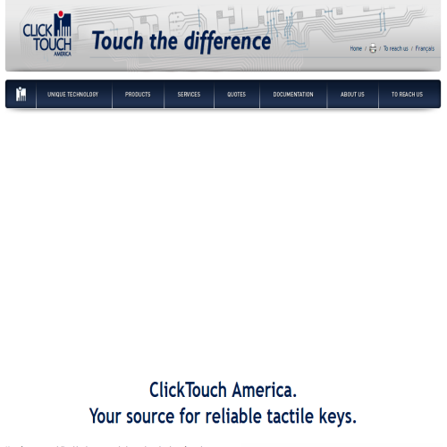 CLICK TOUCH AMERICA CLICK TOUCH AMERICA